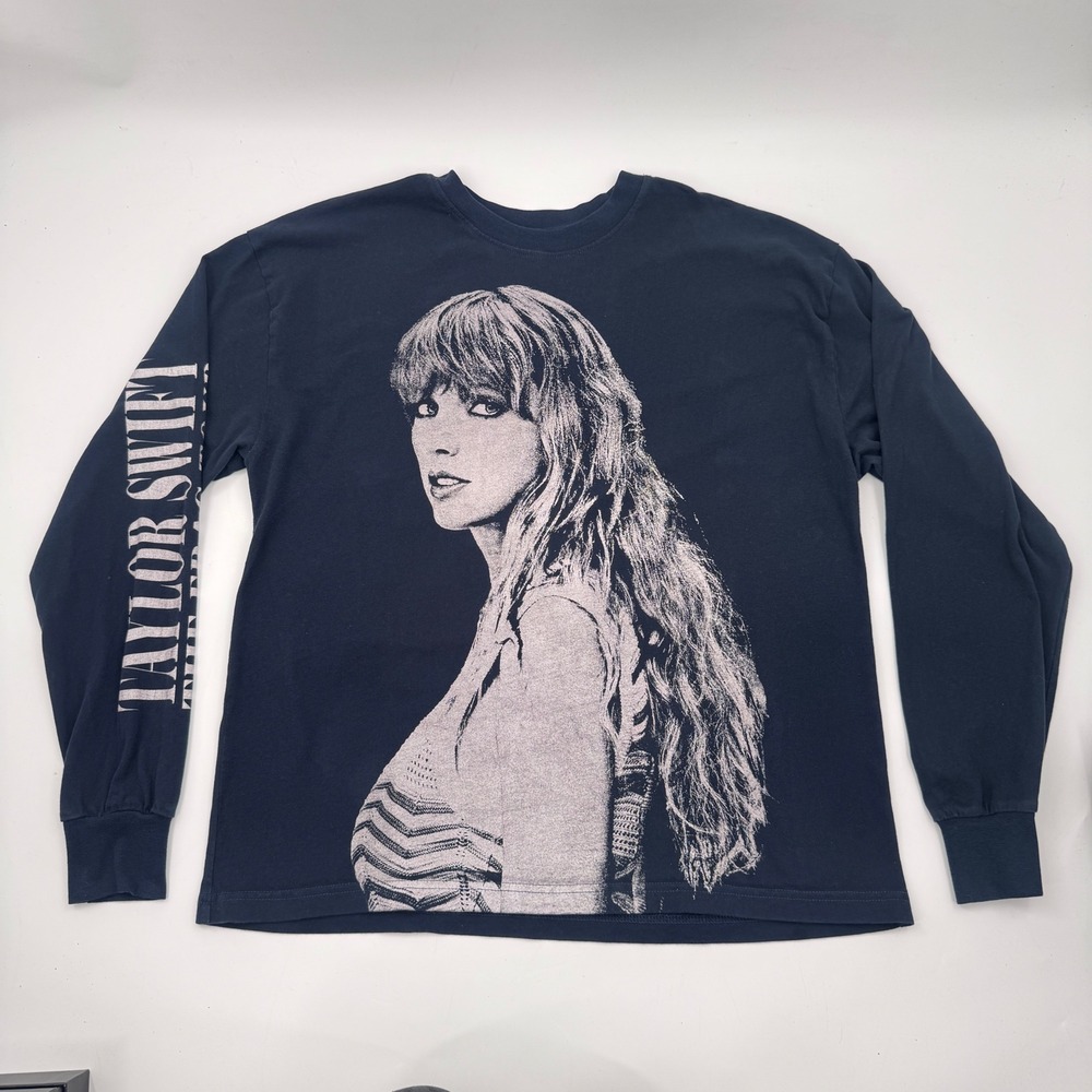 Taylor Swift Eras Tour Long Sleeve Shirt M Official Concert Merch